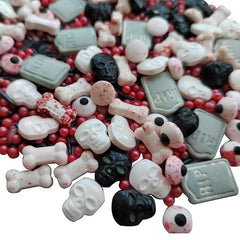 Decoratiuni comestibile, bombonele si sprinkles, pentru Halloween, 100 grame Sprinkles Naty Shop