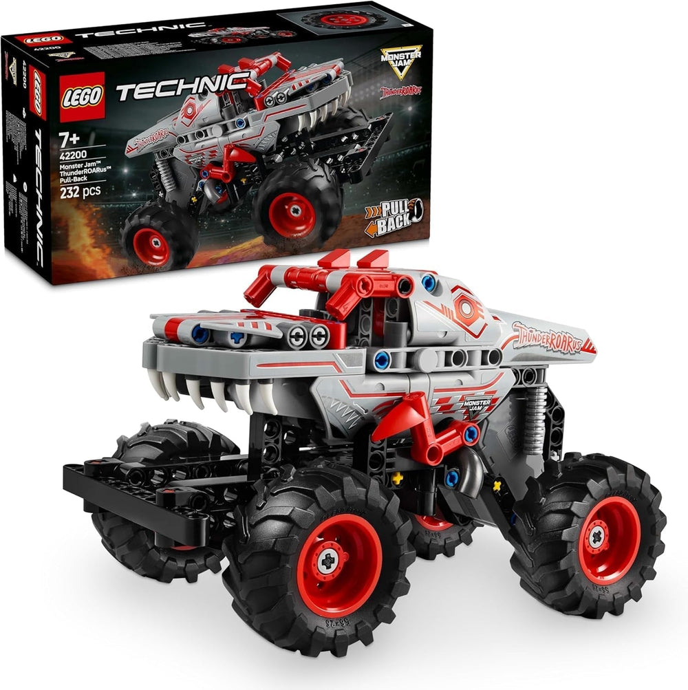 LEGO Technic Monster Jam Thunderroarus Retractable Toy Monster Truck Building Toy for Kids Gift for Boys and Girls Age 7+ 42200 Building Sets Besuche den LEGO-Store Default Title