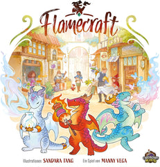 Cardboard Alchemy, Flamecraft, Family Game, Board Game, 1-5 Players, Ages 12+, 60 Minutes, German, Multicolor, Colorful