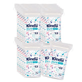 Kindii Pure Baby Pads - 100% cotton - Large square pads for sensitive skin - Replaces wet wipes - Soft - Soft edges Baby Wet Wipes Naty Shop 60