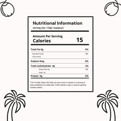 SVATV Brown palm sugar powder, 227 grams Sweeteners Naty Shop