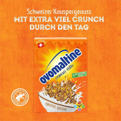 Ovomaltine Crunchy Muesli - crunchy muesli with chocolate, with a unique mixture of cereals and Ovomaltine - muesli with chocolate, valuable vitamins, fibers and minerals (1 x 450g)