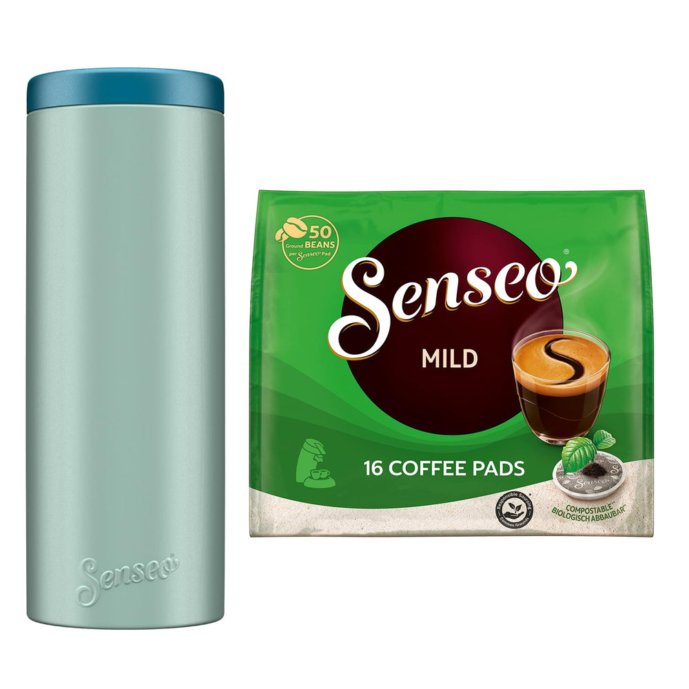 Pads Mild, 10 x 16 Getränke, 160 Kaffee Pods, inklusive Pad Dose