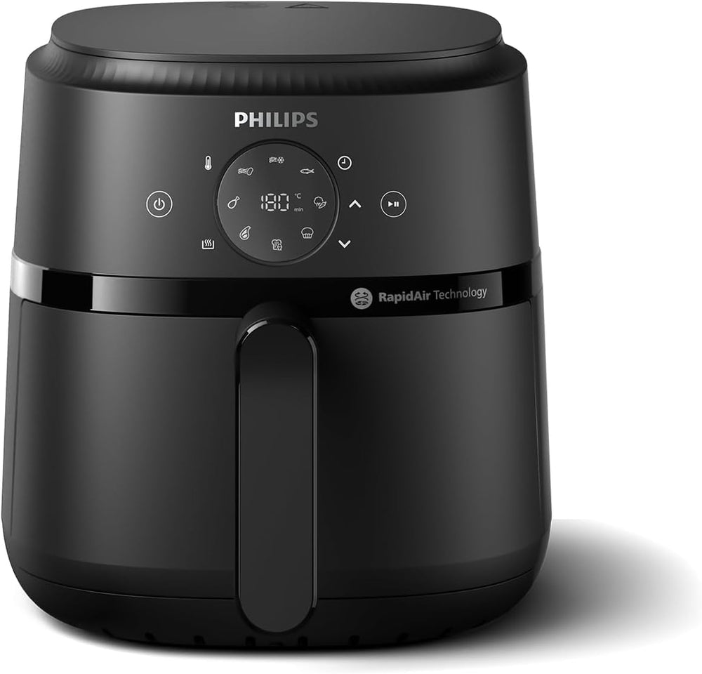 Philips Airfryer series 2000 4.2L - Digital touch screen, 13 cooking options, 9 preset functions, Up to 90% less fat with Rapidair technology, power 1500W Electrocasnice Naty Shop 4.1L - Ohne Fenster