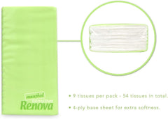 Șervețele de buzunar Renova SENSITIVE MENTHOL 6 pachete alb regulat 1 bucată (pachet de 6)