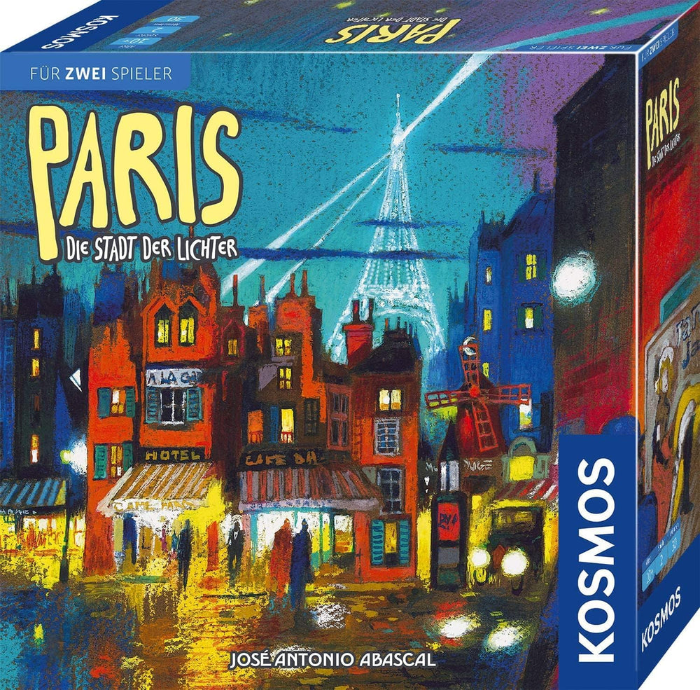 KOSMOS 680442 Paris - City of Lights Duel for the best construction sites 2-player strategy game with simple rules 2-player game 10 years and up
