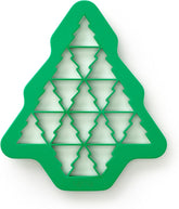 Taietor de biscuiti Lékué, brad, verde, 27 x 23,5 x 1,5 cm