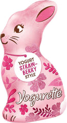 Easter Bunny with Yogurt 75g – Chocolate Bunny for Easter – White Chocolate with Yogurt and Fruity Strawberry Chips – Chocolate Bunny for Easter and Easter Basket – Chocolate Gift – Easter Gift