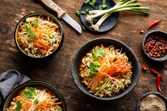 Nong Shim Kimchi Ramyun instant noodles - Korean ramen soup in a cup - quick preparation - 1 package of 75g