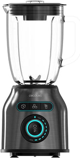 Cecotec Standmixer Power Black Titanium 2200MAX Smooth, 2200 W Maximale Leistung, 6 Klingen Aus Edelstahl, Ice-Crush-Funktion, Turbo- Und Smoothie-Funktion, Autoclean-Funktion Kitchen Naty Shop Dunkel Inox 2200 W | 1.75 L