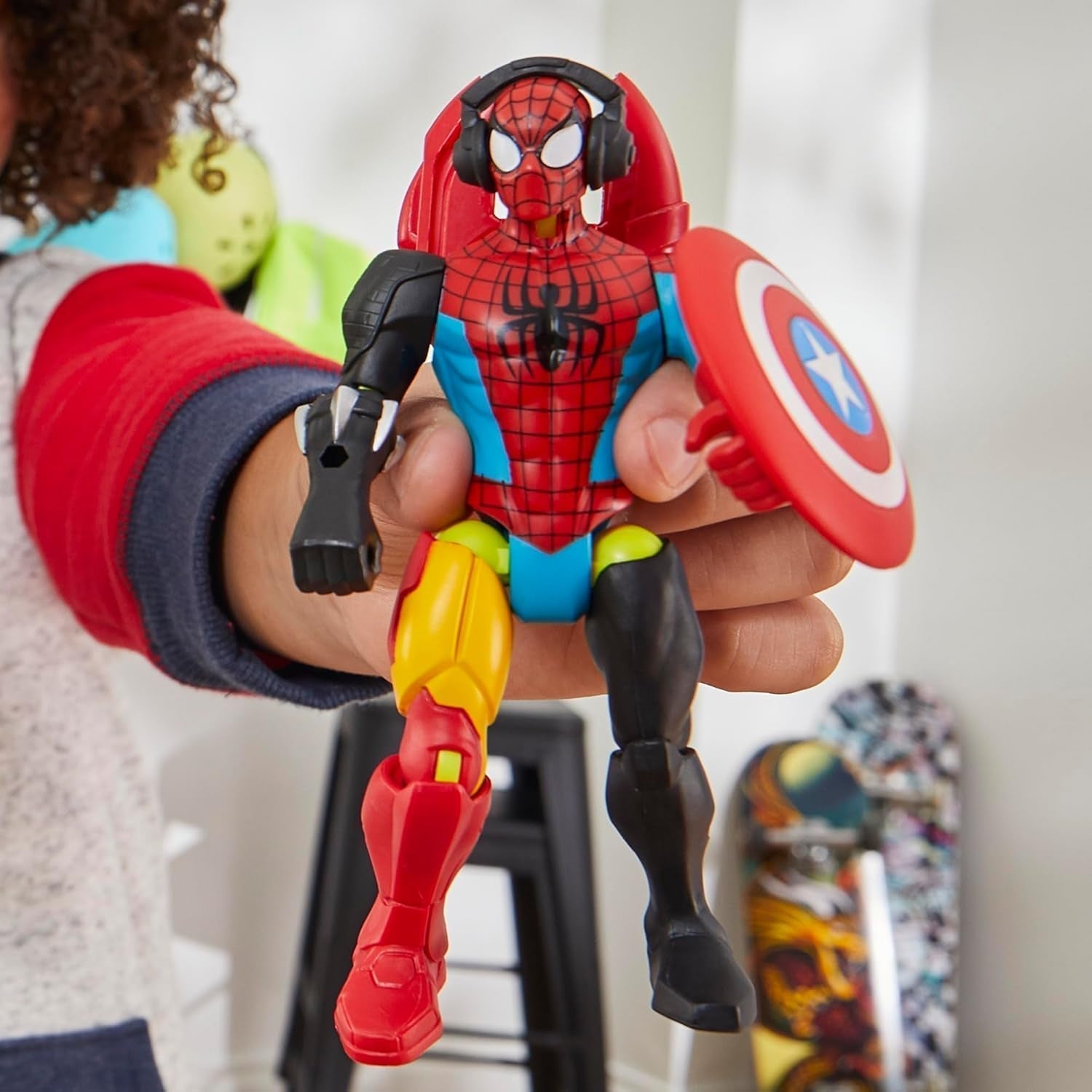 SPIDER-MAN Mixmashers Marvel Mix-And-Match Figura de acțiune și accesorii Action figures Naty Shop