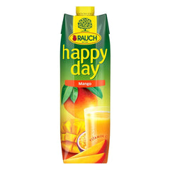 Rauch Happy Day Mango | Refined drink with passion fruit | A lot of vitamin C | 6 x 1 liter, Tetra Prisma Naty Shop