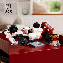 LEGO Icons Mclaren MP4/4 & Ayrton Senna Model Car Set, F1 Racing Car Kit for Adults with Racer Minifigure, Collectible, Gift Idea for Men, Women, Him & Her 10330 Building Sets Besuche den LEGO-Store