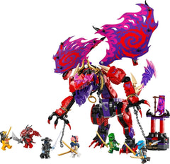 LEGO NINJAGO Chaos Dragon Thundertooth - Toy with 6 Ninja Minifigures - Role-Playing Building Set for Boys and Girls Ages 8+ - Gifts for Rise of the Dragons TV Series Fans 71832 Building Sets Beuche den LEGO-Store