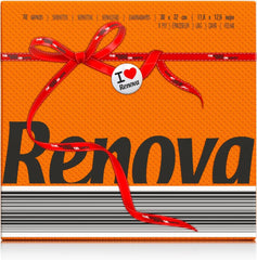 Șervețele de hârtie Renova, Red Label Orange - 70 de șervețele