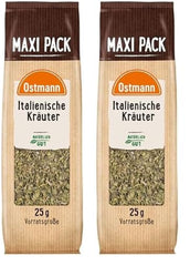 Ostmann Gewürze - Italienische Kräuter gerebelt | Mediterranean Kräutermischung zum Würzen von Tomatensauce, Gemüse- und Fleischgerichten | 25 g in Vorteilsbeutel