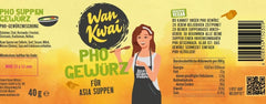 Wan Kwai Pho Suppen Gewürzmischung 40g – Unverkennbarer Pho-Geschmack für deine selbsgemachte Pho Suppe.