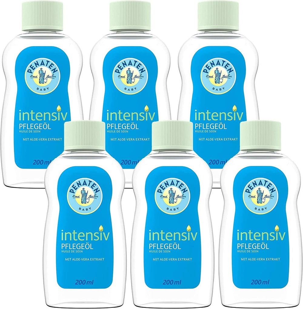 PENATEN Intensive Care Oil, baby oil with Aloe Vera, for delicate cleansing and care of dry baby skin Cosmetics and Beauty Naty Shop