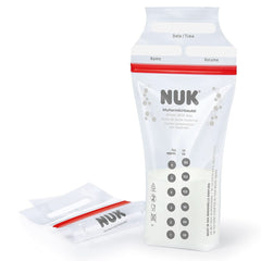 NUK breast milk bags, which save space and can be used immediately, 180 ml, 25 pcs, transparent Accessories Food and Breastfeeding Bebe Naty Shop