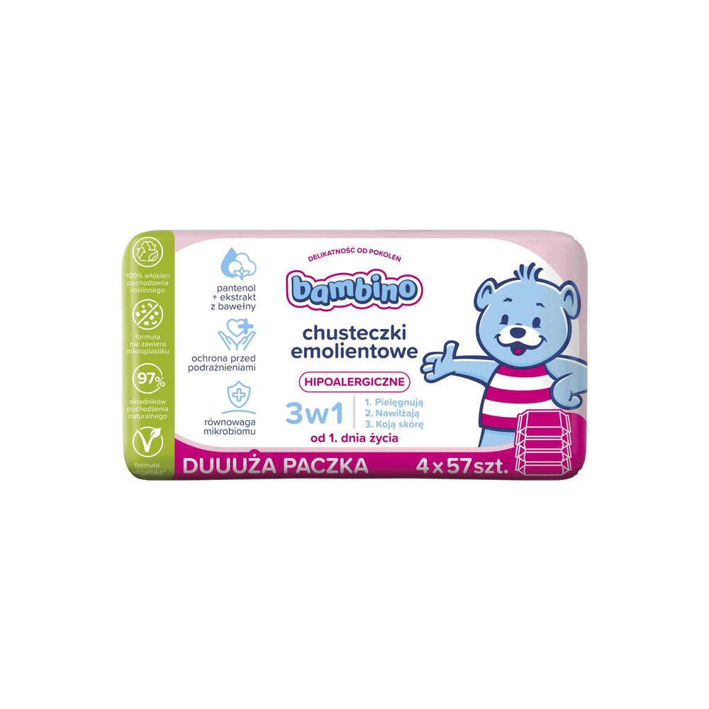 Wipes 3 in 1 4x57 pcs