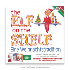 The Elf on the Shelf® Eine Weihnachtstradition | Junge mit Blauen Augen | incl. zauberhaft illustriertem Buch, Erinnerungsbox & offizieller Adoptionsurkunde