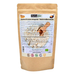 Dalia - Organic whole oat flour 500g | Gluten free | Rich in fiber and protein Origin: Italy | For bread, cakes, porridge and fitness recipes | Premium quality