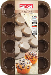Zenker, muffin pan diameter Ø 7 cm, MOJAVE GOLD Molds and baking trays Naty Shop