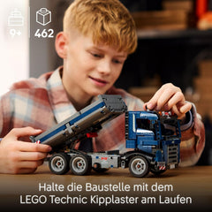 LEGO Technic Kipplaster Spielzeug mit Lenkung und beweglicher Kippmulde - blue Baufahrzeug - Geschenkide zum Geburtstag oder für die Holiday - Bauset für Boys und Mädchen ab 9 Jahren 42203