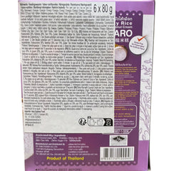 - Sticky rice with coconut and taro - (6 x 80 g)