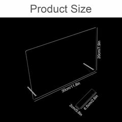 Panou din sticlă acrilică pentru prezentarea unghiilor cu benzi de afișare și nano-adeziv, expoziție de vârfuri de unghii, card transparent de culori pentru nail art, afișaj nail art, afișaj pentru exerciții de unghii (transparent)