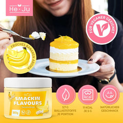 He-Ju, Powder with banana flavor, 250 grams Aromas Naty Shop