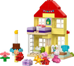LEGO DUPLO Peppa's Birthday House: Creative 3-figure toy, build and rebuild toy house for 2-year-olds, boys and girls, promotes dexterity 10433 Building sets Besuche den LEGO-Store