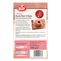 RUF Couverture Chips Ruby, 100 grams Glazes and Decor Naty Shop