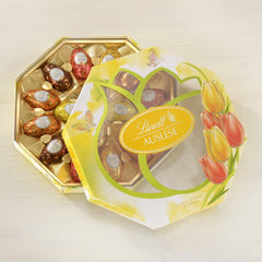 Chocolate Selection Eggs | 288 g | 2 x Crested Eggs and Chocolate Truffles | 3 x 90g | The finest Marc de Champagne truffles in White Chocolate | Easter Chocolate | Gift of Chocolate