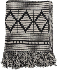 Bloomingville bedspread, black, cotton, 160cm Bloomingville Beds and Blankets