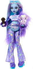 Monster High Abbey Bominable Yeti with Mammoth Pet and Accessories - Spook-tastic Snowflake Look for Kids 4+, HNF64 Dolls Naty Shop Single