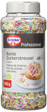 Dr. Oetker Professional Colored Sugar Sprinkles for Baking and Decorating, 700 grams Naty Shop Default Title
