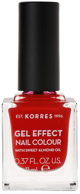 Vopsea de unghii Korres Sweet Almond - 53, roșu regal