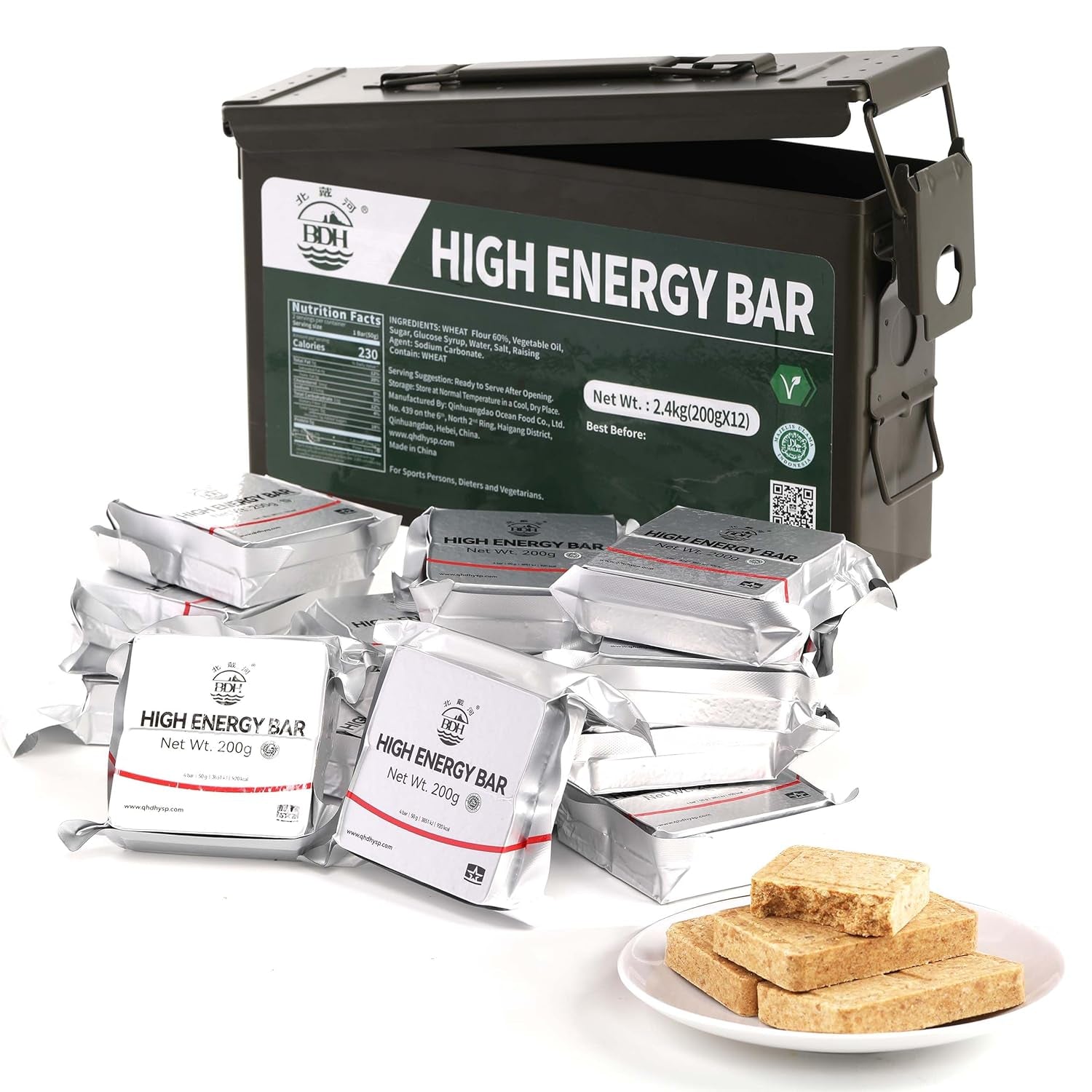 Batoane de urgență, aromă de ciocolată, tablete de supraviețuire pentru activități în aer liber, camping, urgențe, viscol, cutremur, dezastre, kit de pregătire cu durată lungă de viață, 12 bucăți