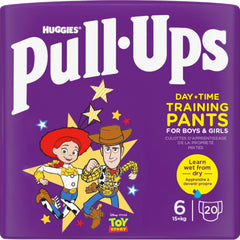 Huggies Pull-Up Trainer Day Diapers for Boys - 2-4 Years Size 6-7 Pull-Up Diapers (40 Pants) - Toilet Training Pants for Easy Toilet Training - Learn from Wet to Dry