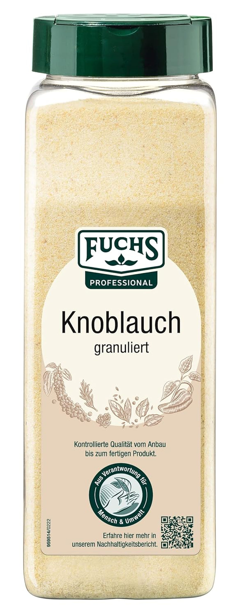 Fuchs Gewürze Knoblauch granulated, 600 g