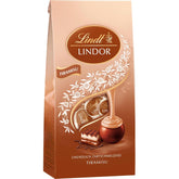 Lindt Chocolate | LINDOR Tiramisu Bag | 137g | 11 Milk Chocolate Balls with Melt-in-your-Mouth Tiramisu Filling | Gift of Chocolate