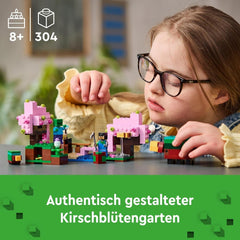 LEGO Minecraft Cherry Blossom Orchard Toy Garden to Explore with Sunny, Sniffer, Zombie and Bees Gamer Gift for Boys and Girls 8 Years Old 21260 Building Sets Beuche den LEGO-Store