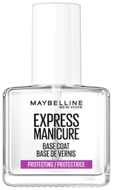 Maybelline New York Nail Polish, Transparent Base, Super Stay Strength & Protecting Base Coat, 12 ml