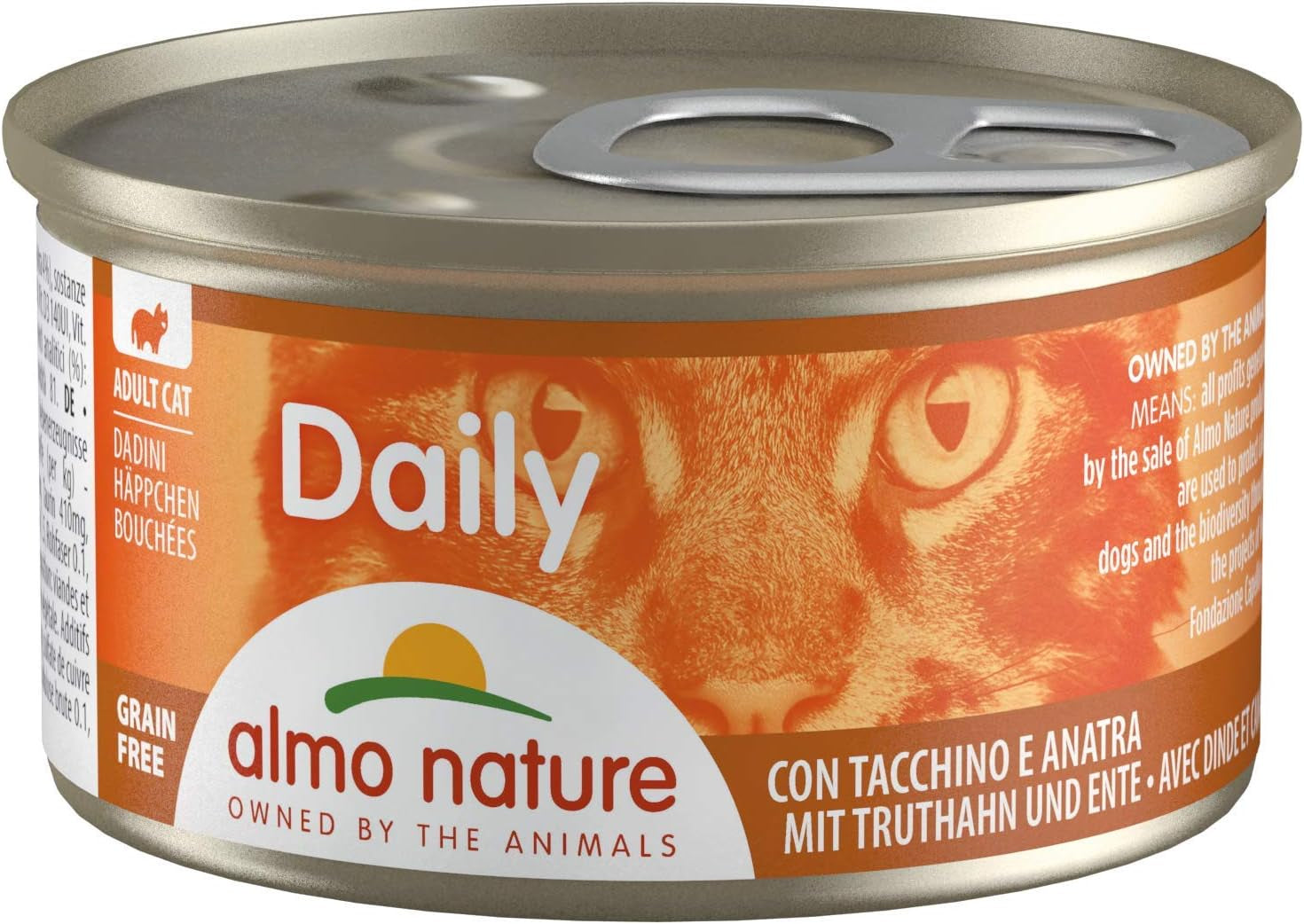 Almo Nature Daily Wet Food pentru pisici adulte Mousse cu somon - conservă 24X85 G