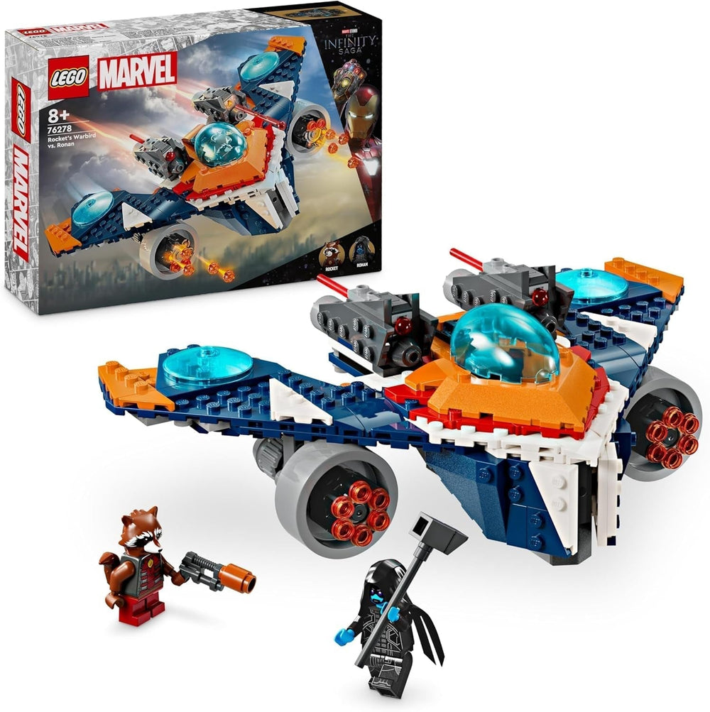 LEGO Marvel Rockets Spaceship Vs. Ronan Buildable Spaceship Set Guardians of the Galaxy Superhero Figure Toy Gift for Boys and Girls 8 Years Old 76278 Building Sets Besuche den LEGO-Store Single