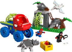 LEGO Marvel Spidey's Team on a Rescue Mission in the Dino Truck Building Toy Car for Superheroes Adventure Set for Kids 4+ Spidey and His Super Friends 11199 Building Sets Besuche den LEGO-Store