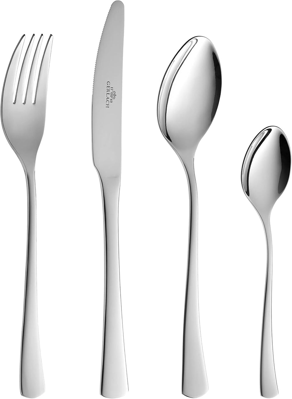 Gerlach 1760 Tunea Set, Stainless steel cutlery, 24 pcs, 6 persons Kitchen Naty Shop