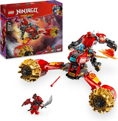 LEGO NINJAGO Kais Sturmreiter-Mech - Fliegendes Motorrad Spielzeug mit 3 Minifiguren - Mech mit beweglichem Kopf, Armen und Legen - Bauspielzeug - Geschenk für Jungen & Mädchen ab 7 Jahren 71830