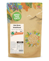 Wholefood Earth stabilized oat bran 2 kg | Non-GMO | Rich in fiber